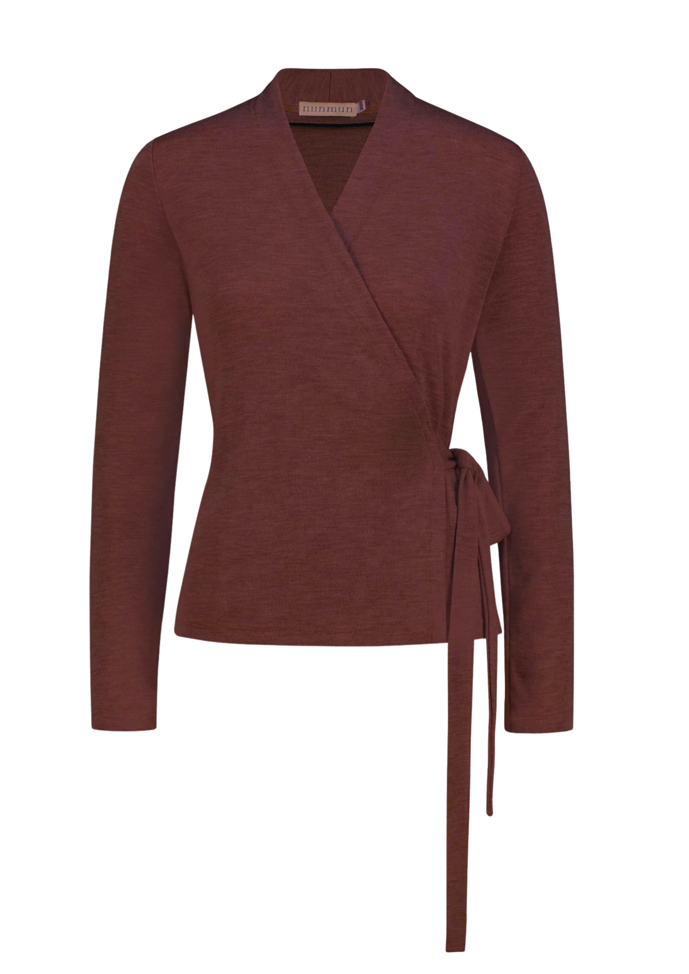 SJÄLÖ KIETAISUPAITA VIININPUNAINEN