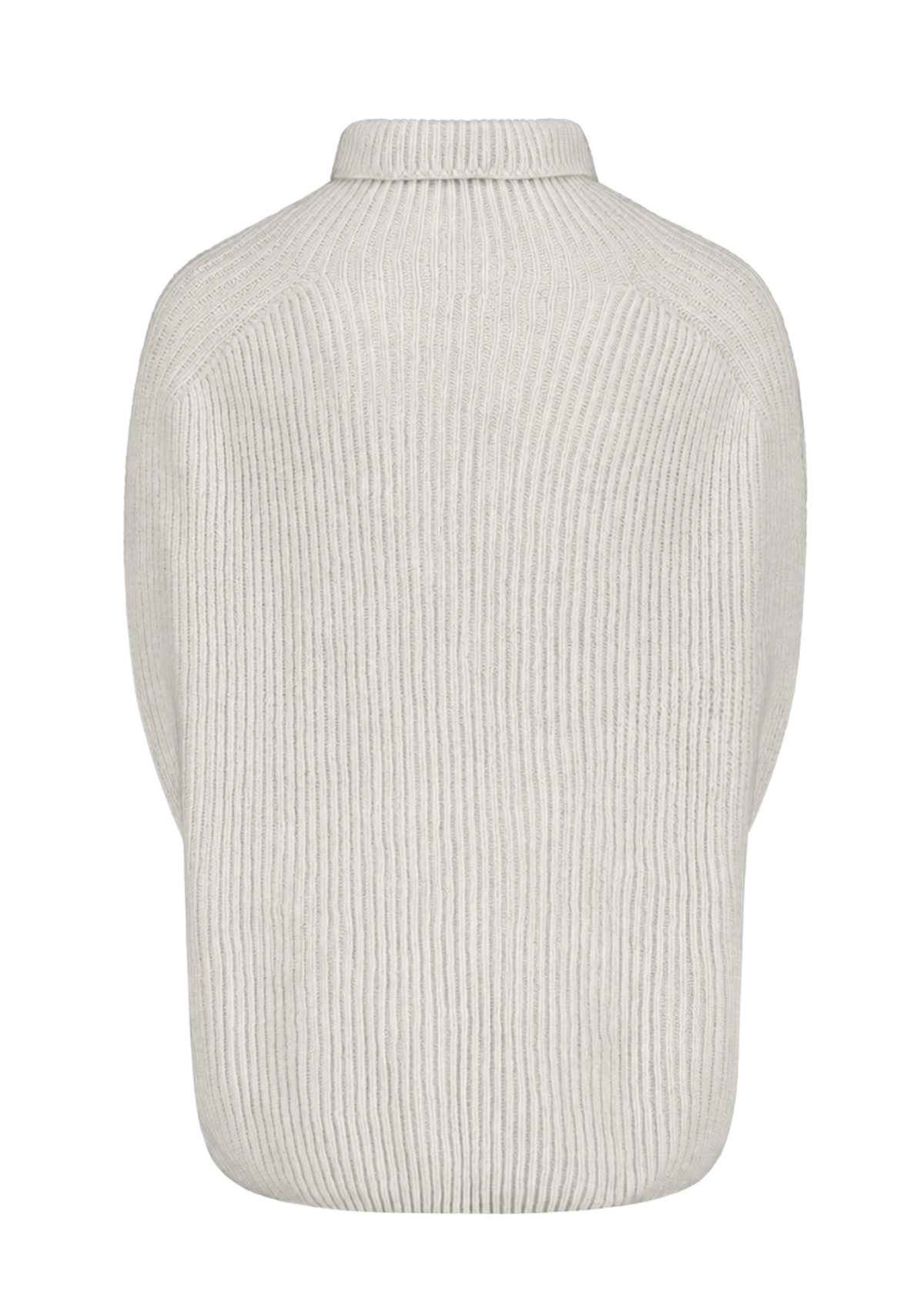 UTÖ MERINO WOOL COLLAR VEST LIGHT GREY