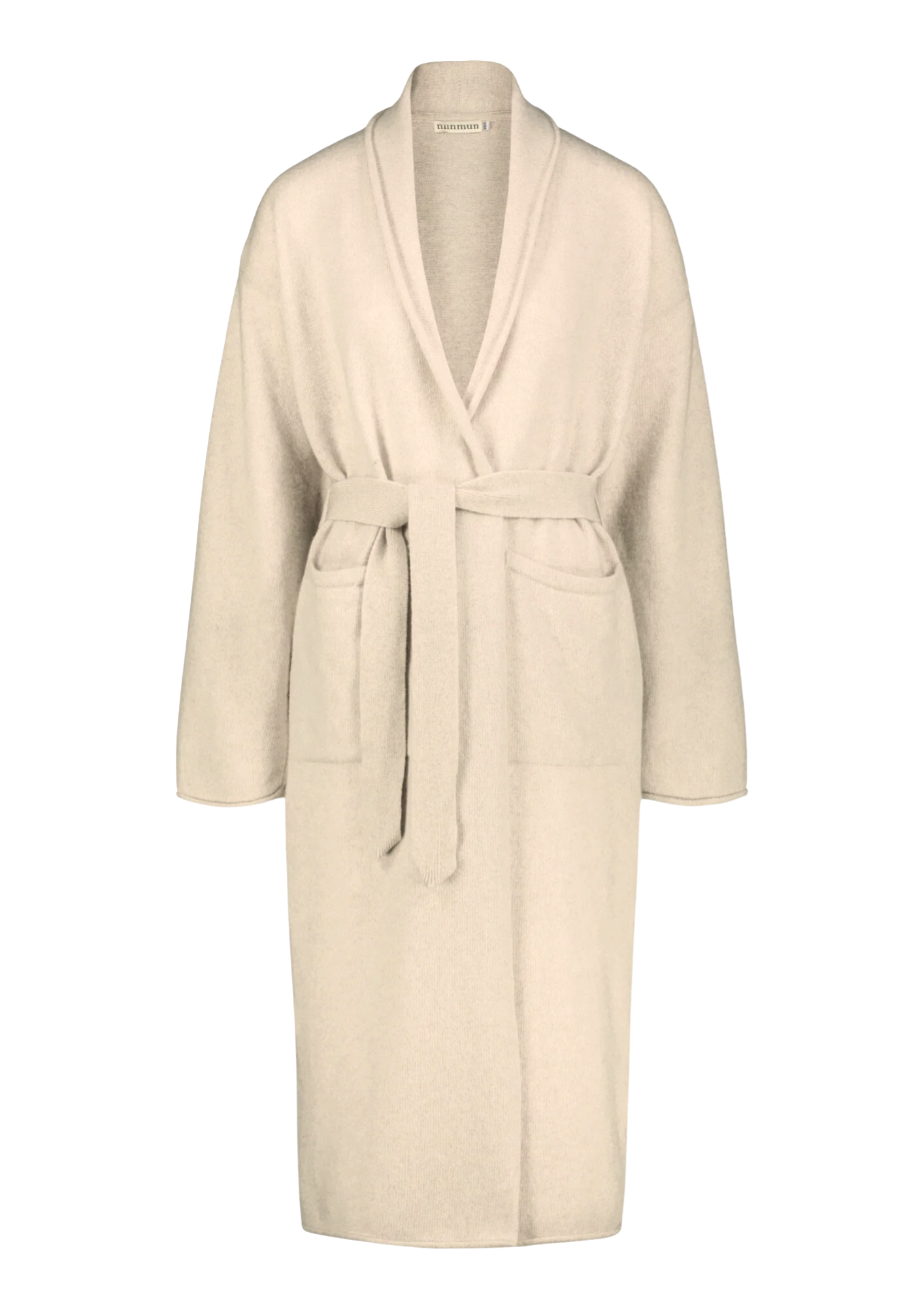 SEILI MERINO WOOL CARDIGAN LIGHT BROWN