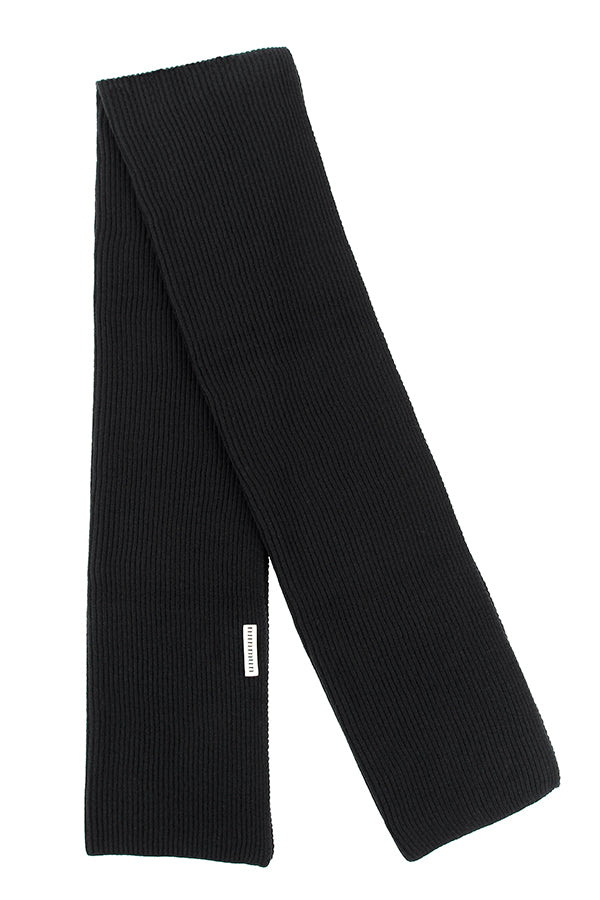 ARCHIPELAGO WOOL SCARF BLACK