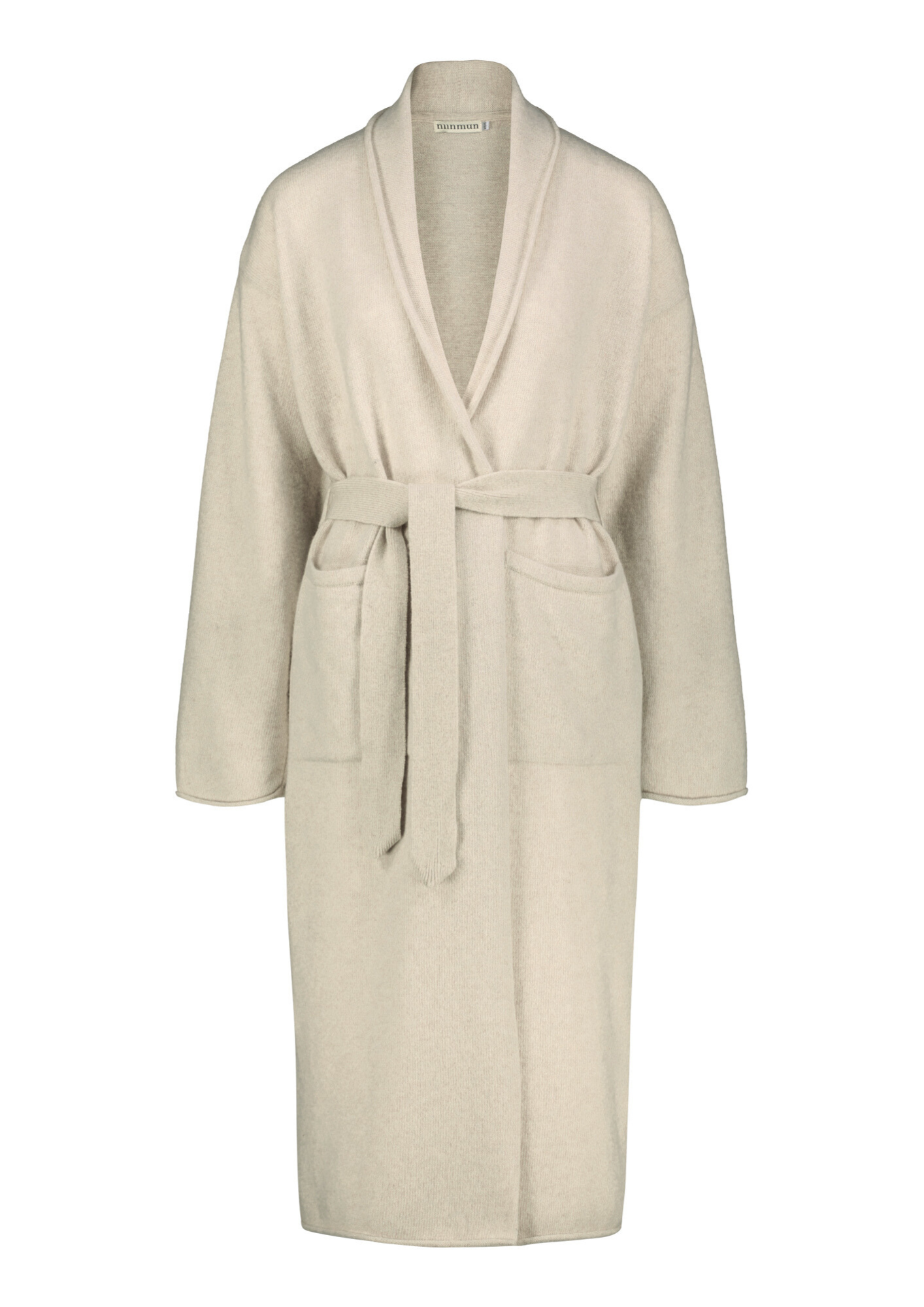 SEILI MERINO WOOL CARDIGAN LIGHT BROWN