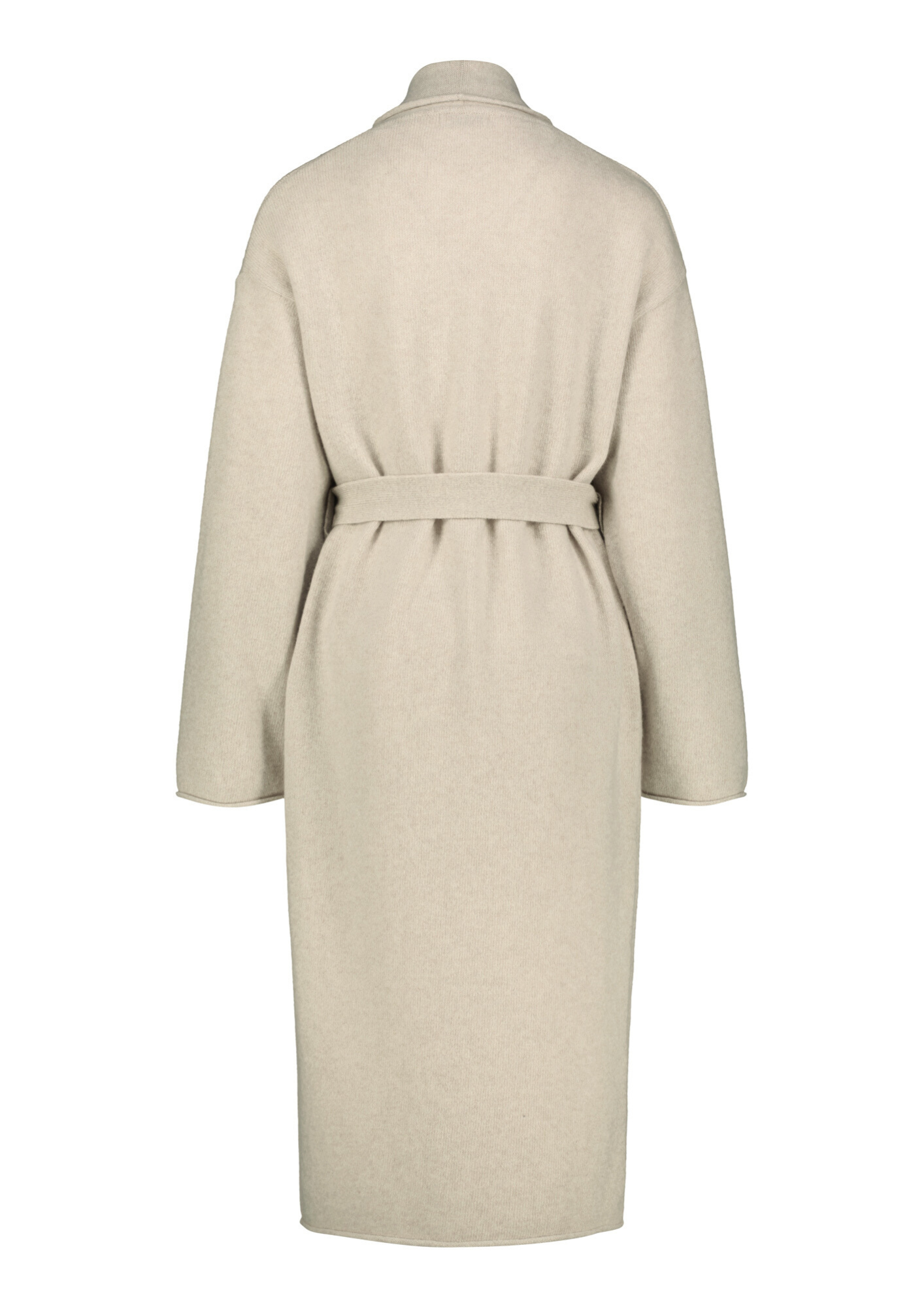 SEILI MERINO WOOL CARDIGAN LIGHT BROWN