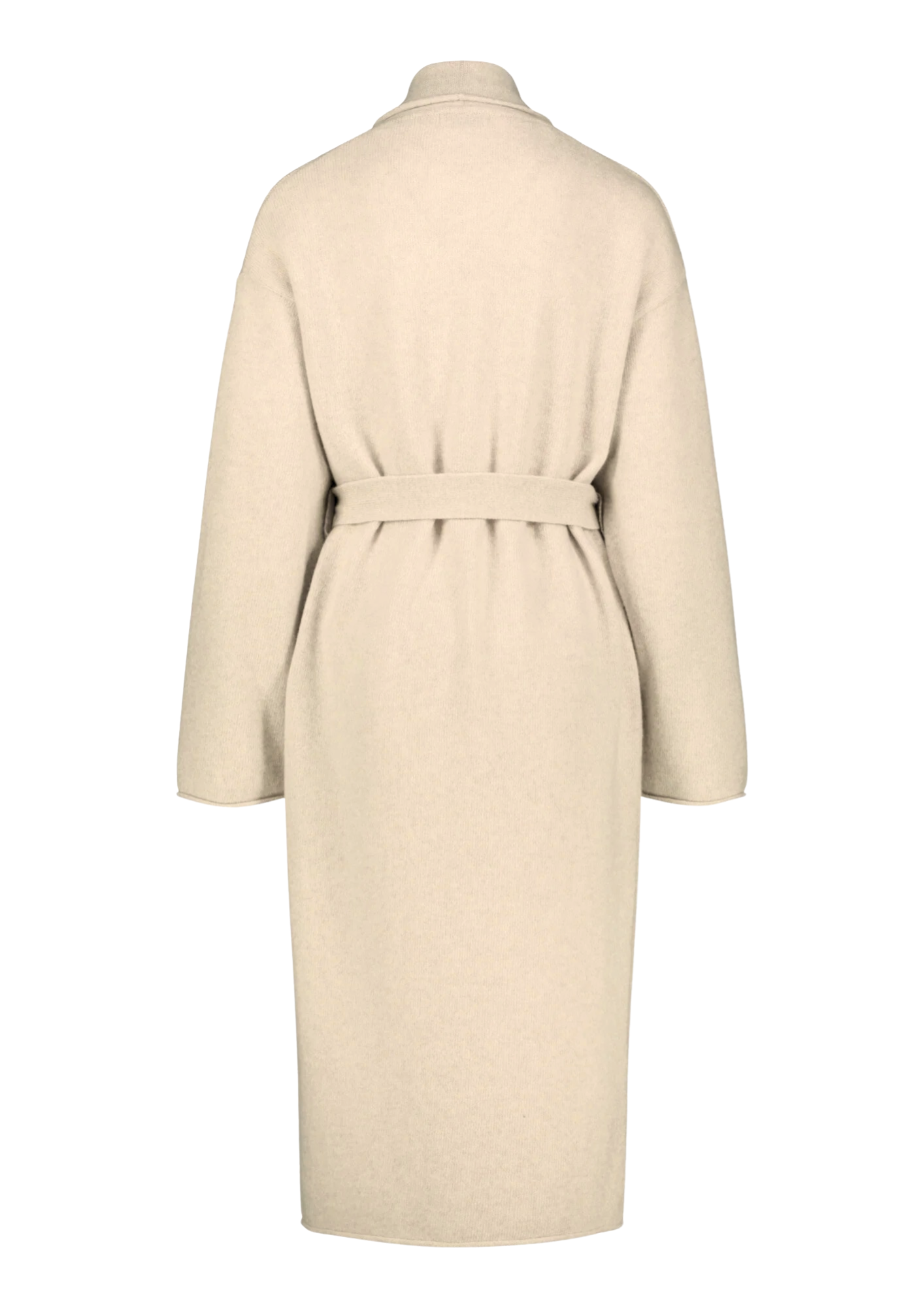 SEILI MERINO WOOL CARDIGAN LIGHT BROWN