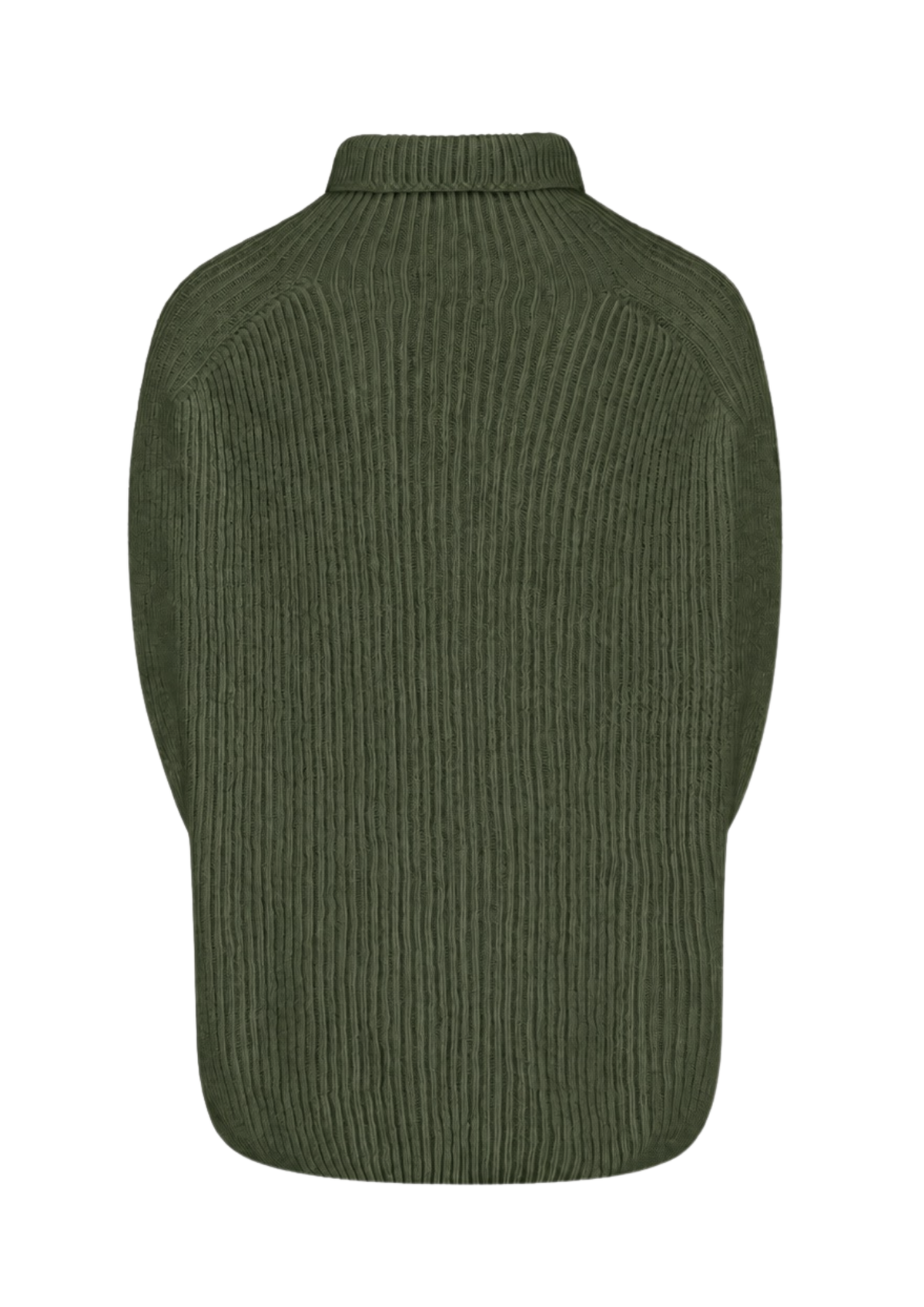 UTÖ MERINO WOOL COLLAR VEST BLUE