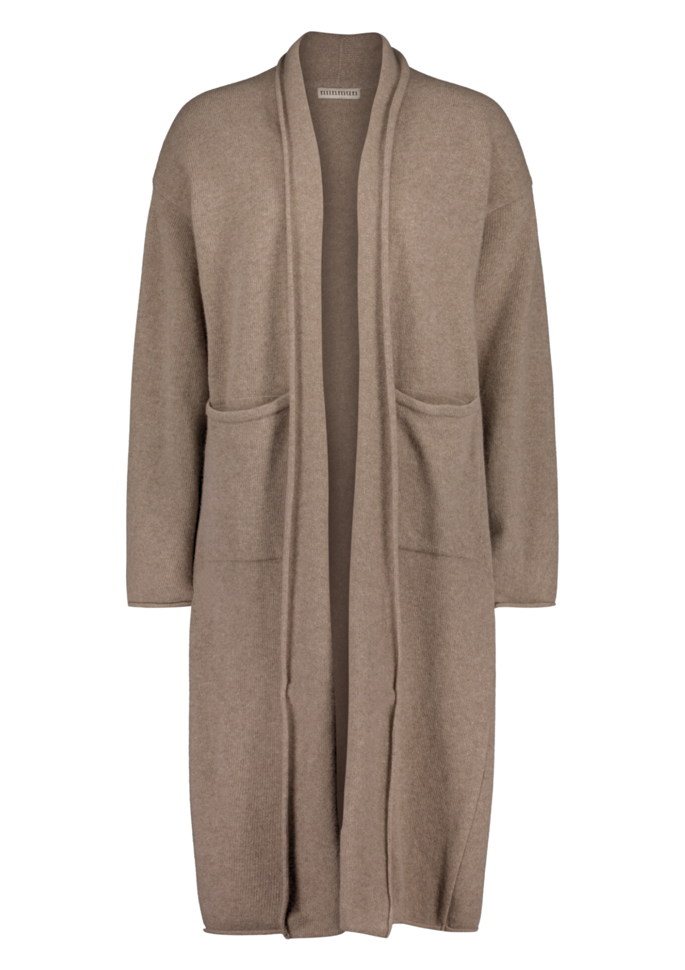 SEILI MERINO WOOL CARDIGAN LIGHT BROWN