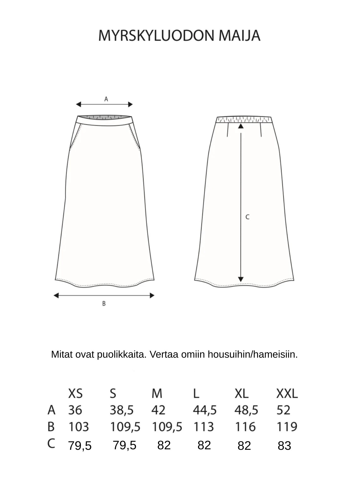 FRAMTIDEN MYRSKYLUODON MAIJA HAME ORIGINAL