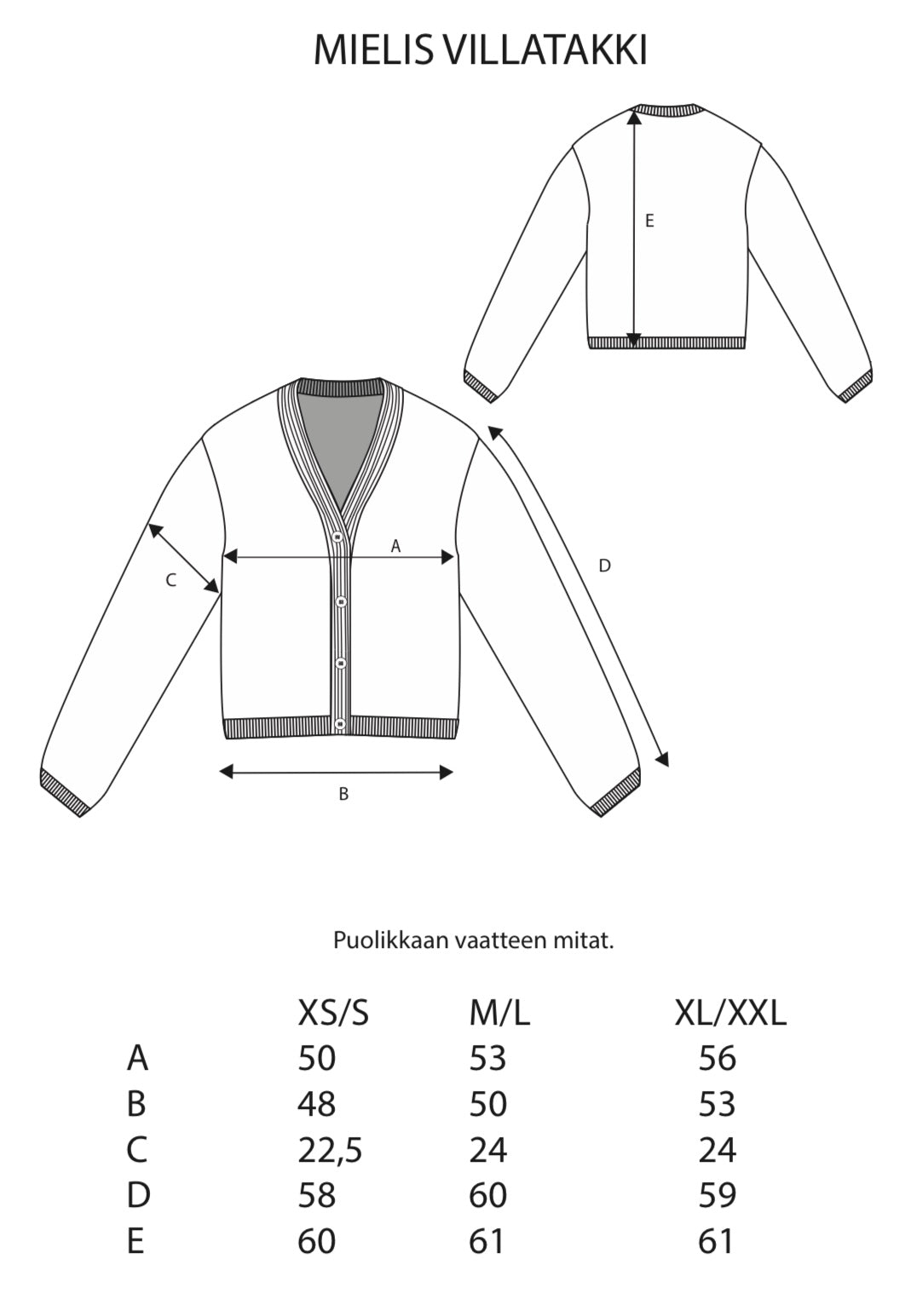 MIELIS VILLATAKKI LAIVASTONSININEN