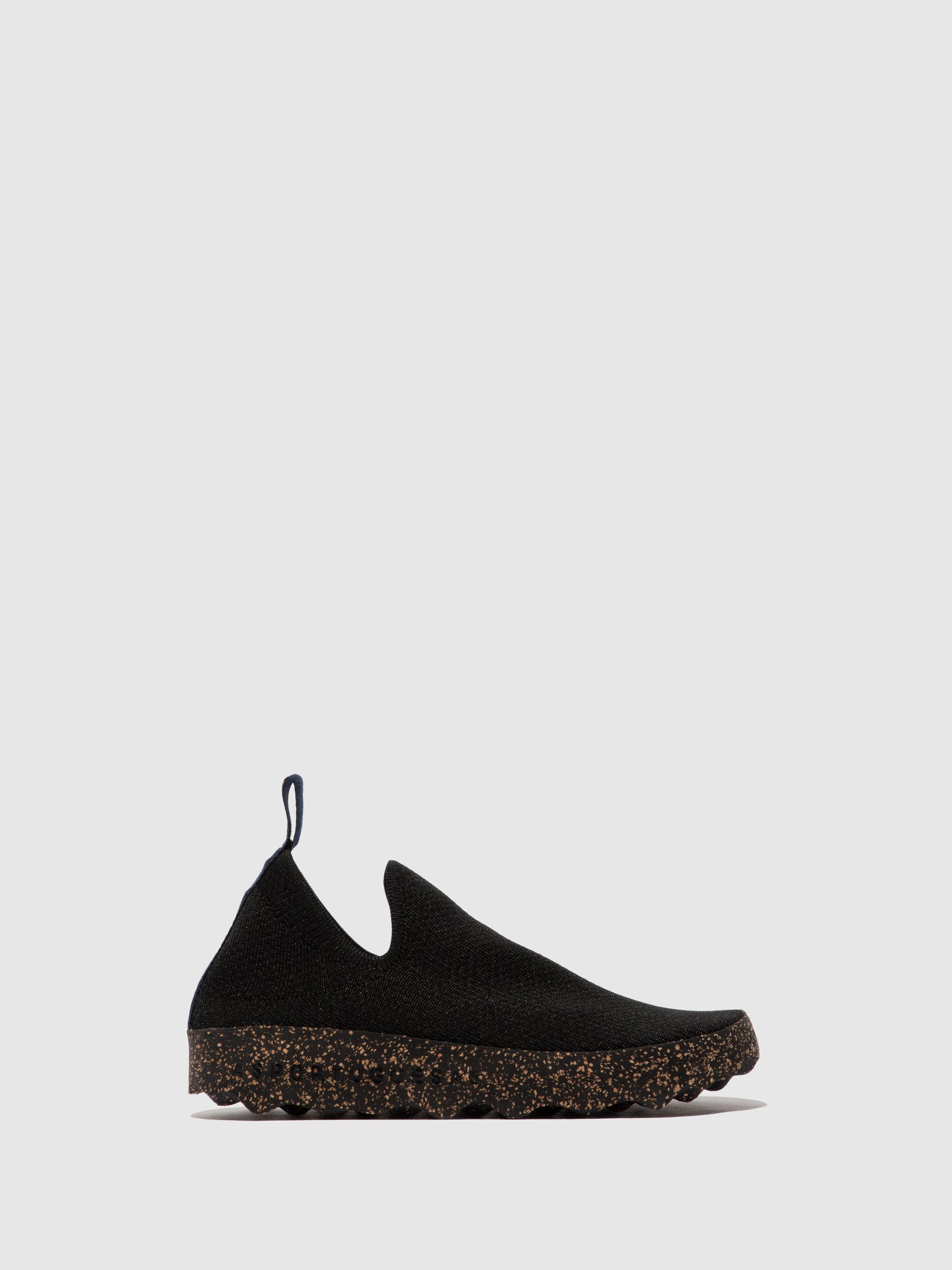 ASPORTUGUESAS CLIP FABRIC SHOES BLACK