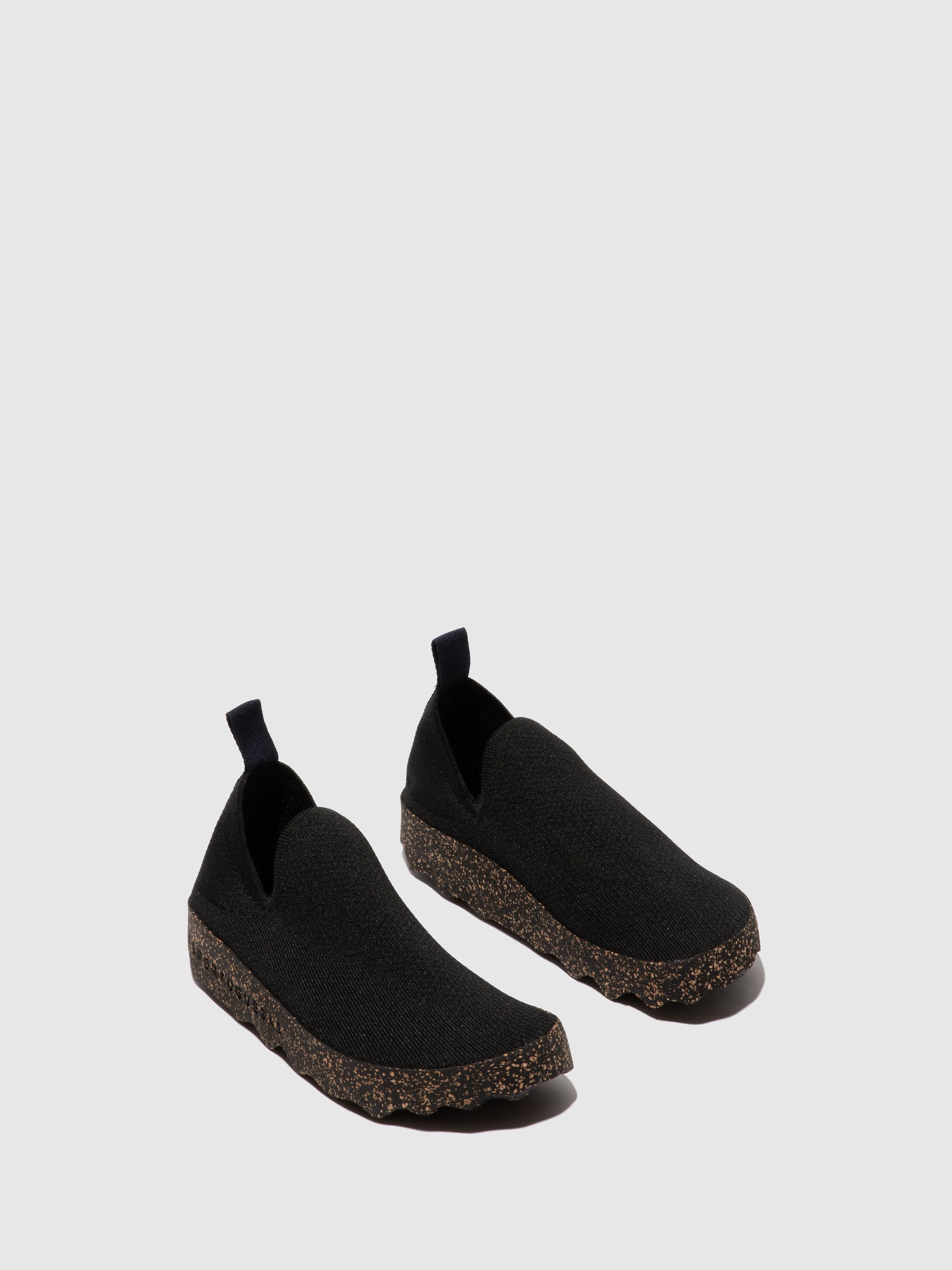 ASPORTUGUESAS CLIP FABRIC SHOES BLACK