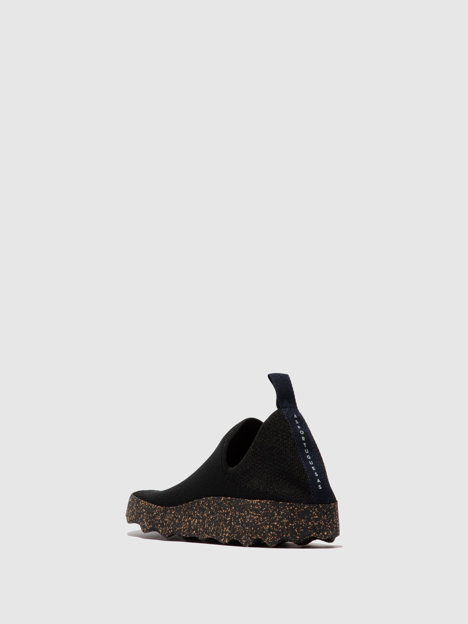 ASPORTUGUESAS CLIP FABRIC SHOES BLACK