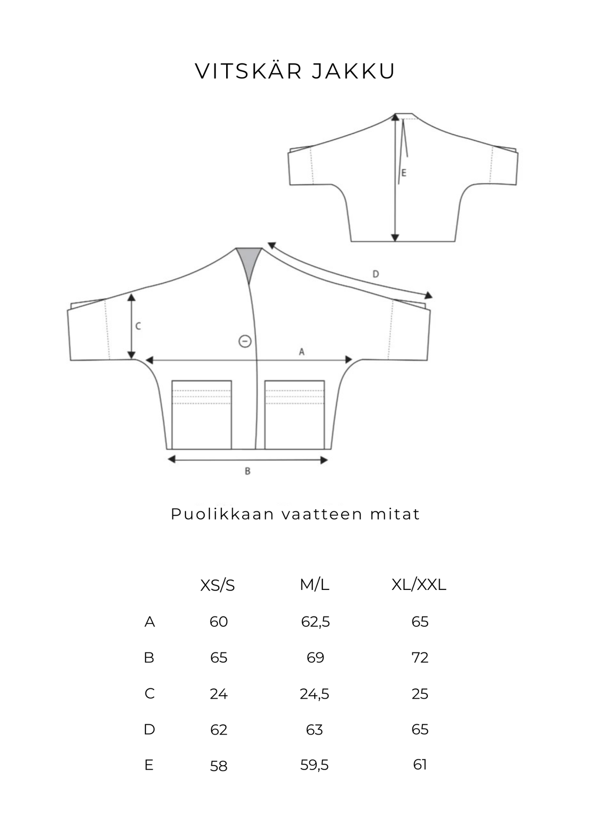VITSKÄR JACKET DARK DENIM