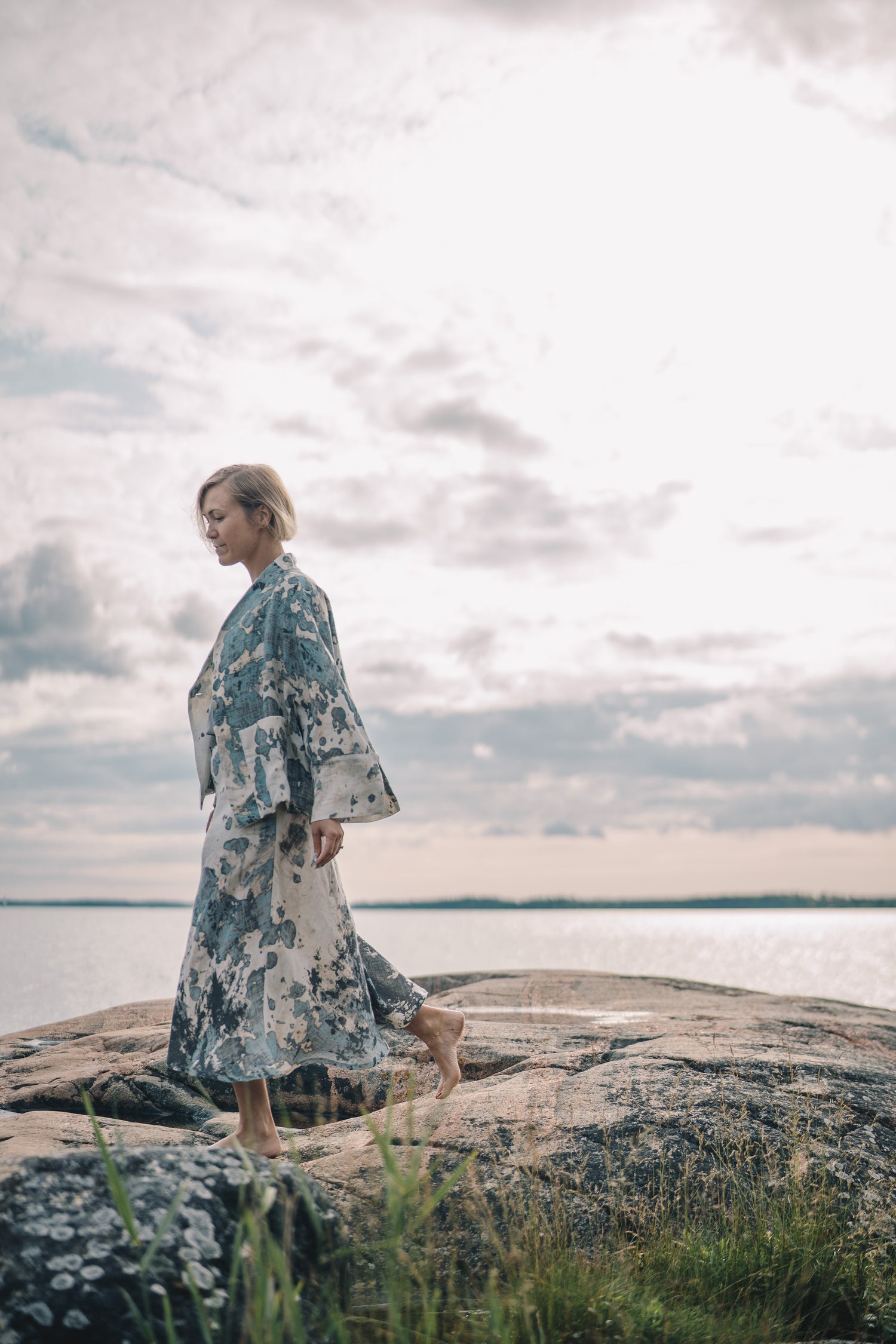 VITSKÄR JAKKU FRAMTIDEN 100% PELLAVA