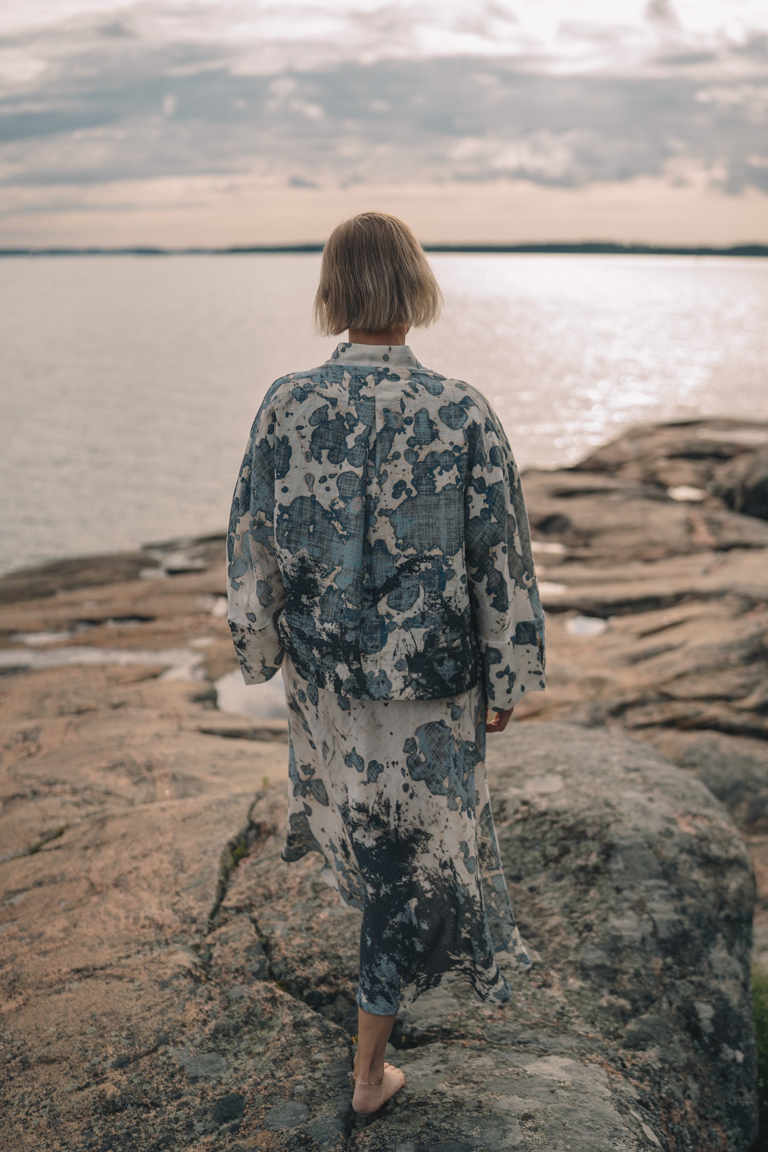 VITSKÄR JAKKU FRAMTIDEN 100% PELLAVA