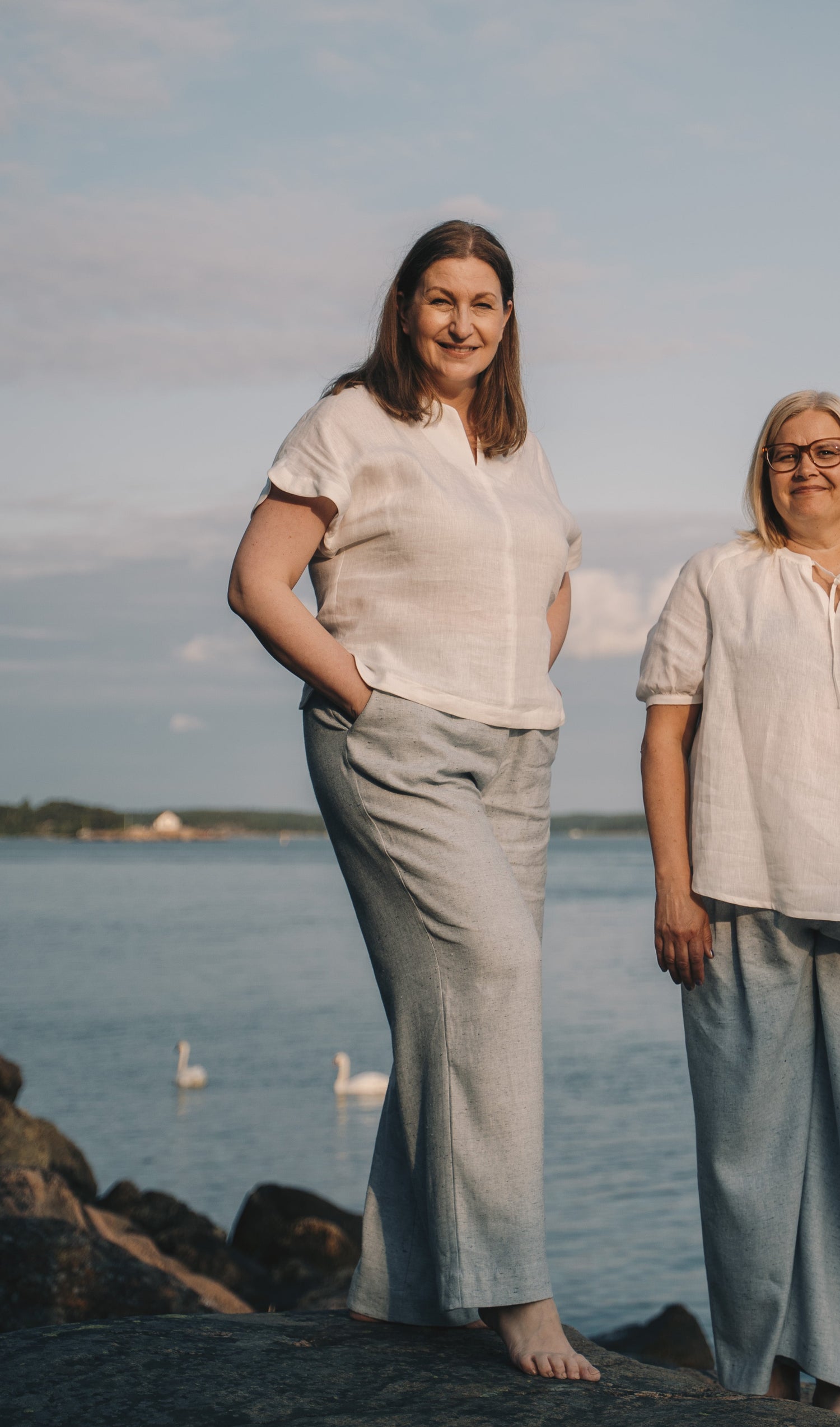 NAGU HOUSUT VAALEA DENIM