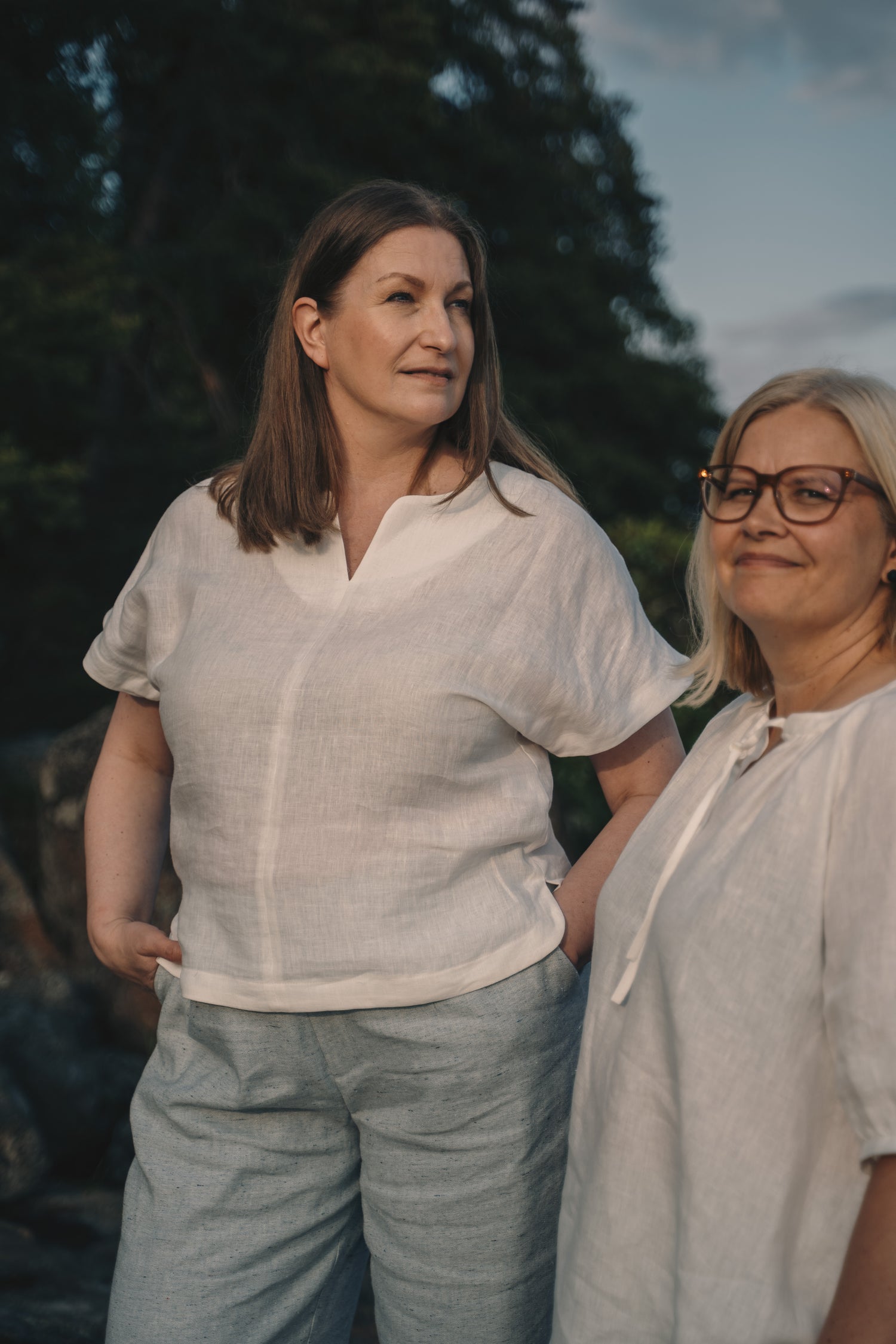 LAPPO TOPPI VALKOINEN 100% PELLAVA