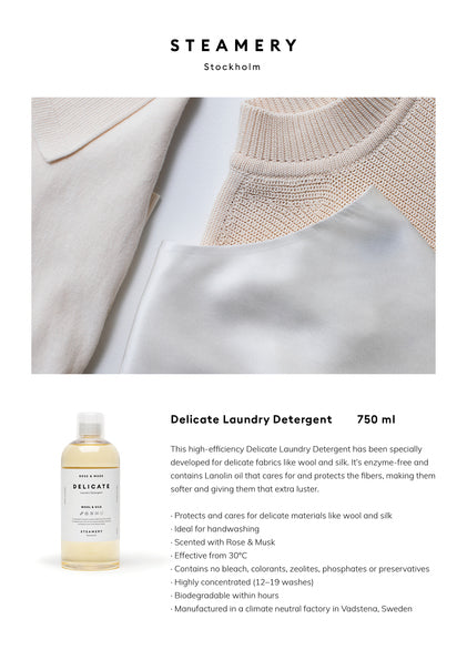 STEAMERY STOCKHOLM DELICATE WOOL AND SILK DETERGENT