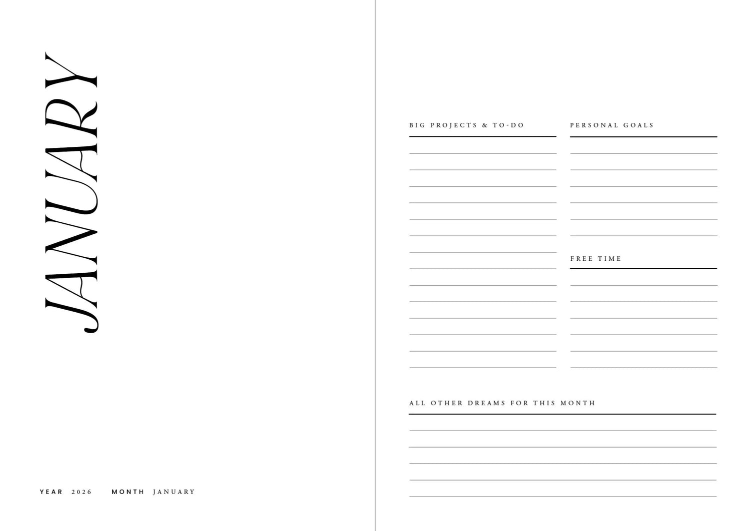 Cozy Planner 2026 Coffee - KALENTERI