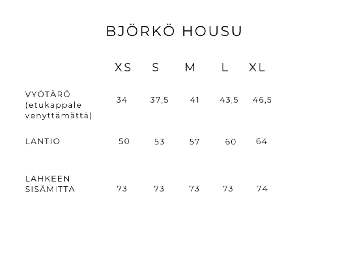 BJÖRKÖ HOUSU HIEKKA