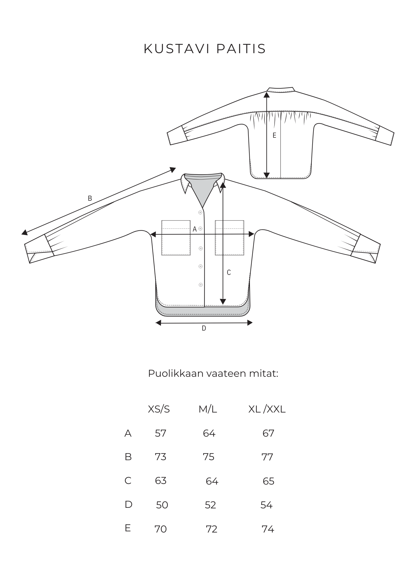 KUSTAVI PAITAPUSERO HIEKKA