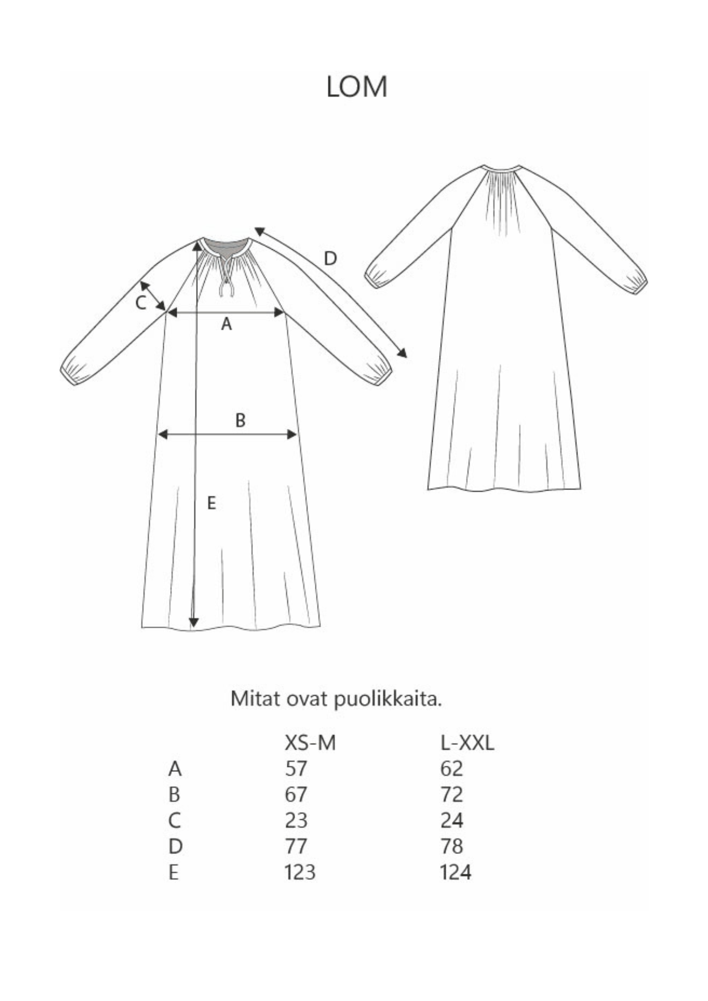 LOM DRESS BLACK - ISLAND