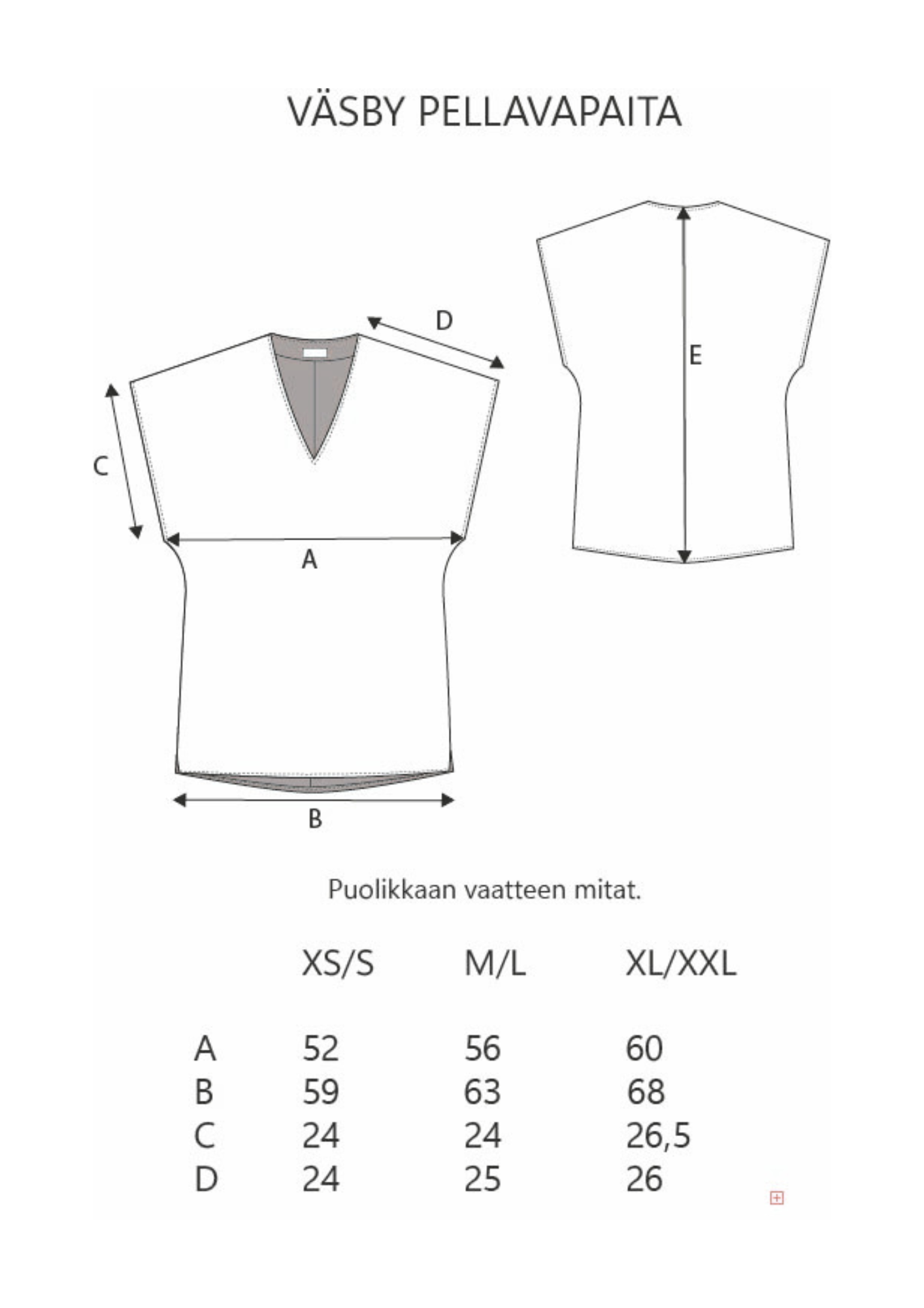 VÄSBY PELLAVAPAITA NATUR RAITA