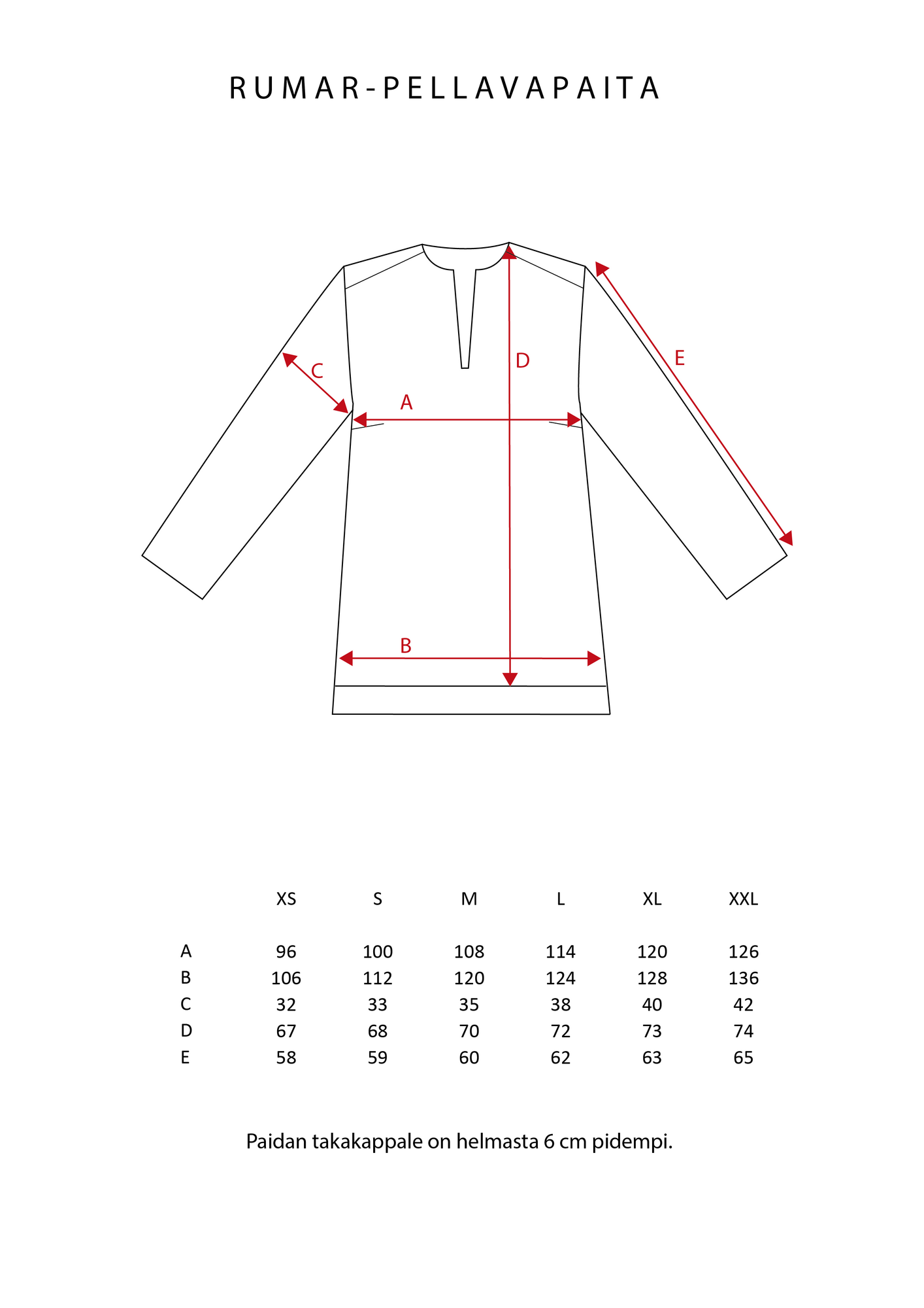 RUMAR PELLAVAPAITA KORPPI
