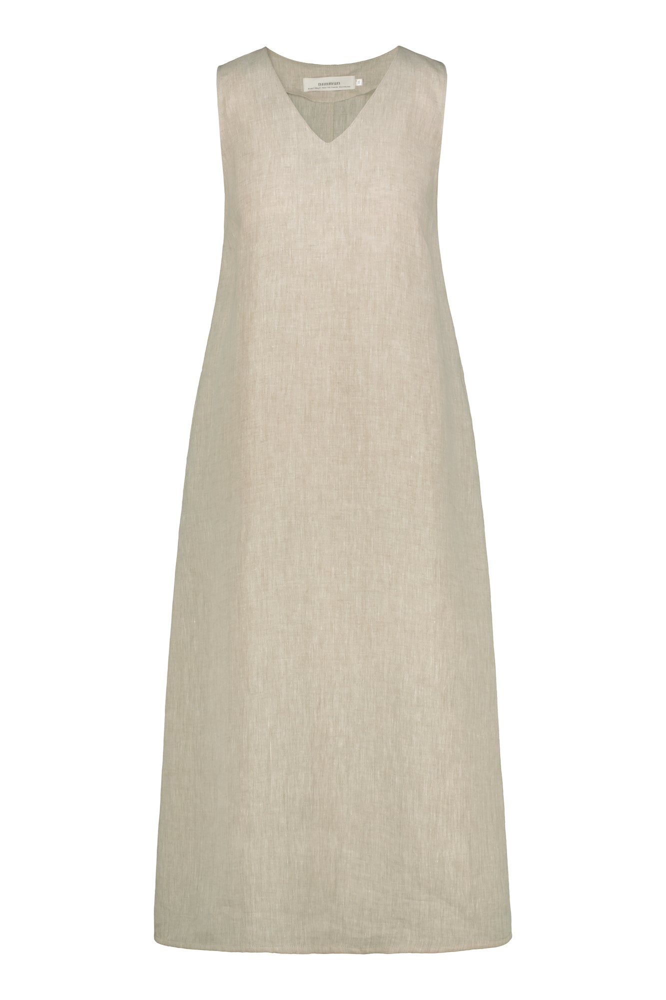 SANDHOLM LINEN DRESS NATUR