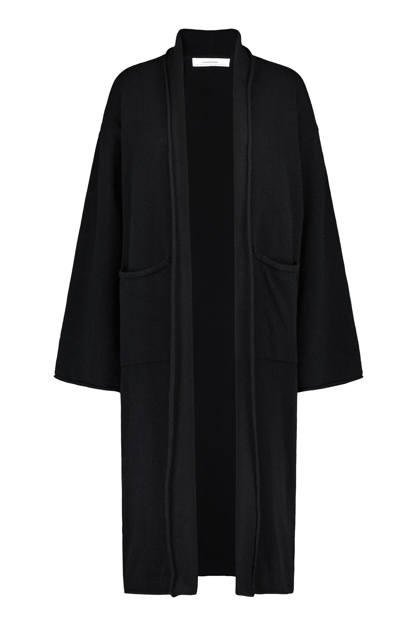 SEILI MERINO WOOL CARDIGAN DARK BROWN