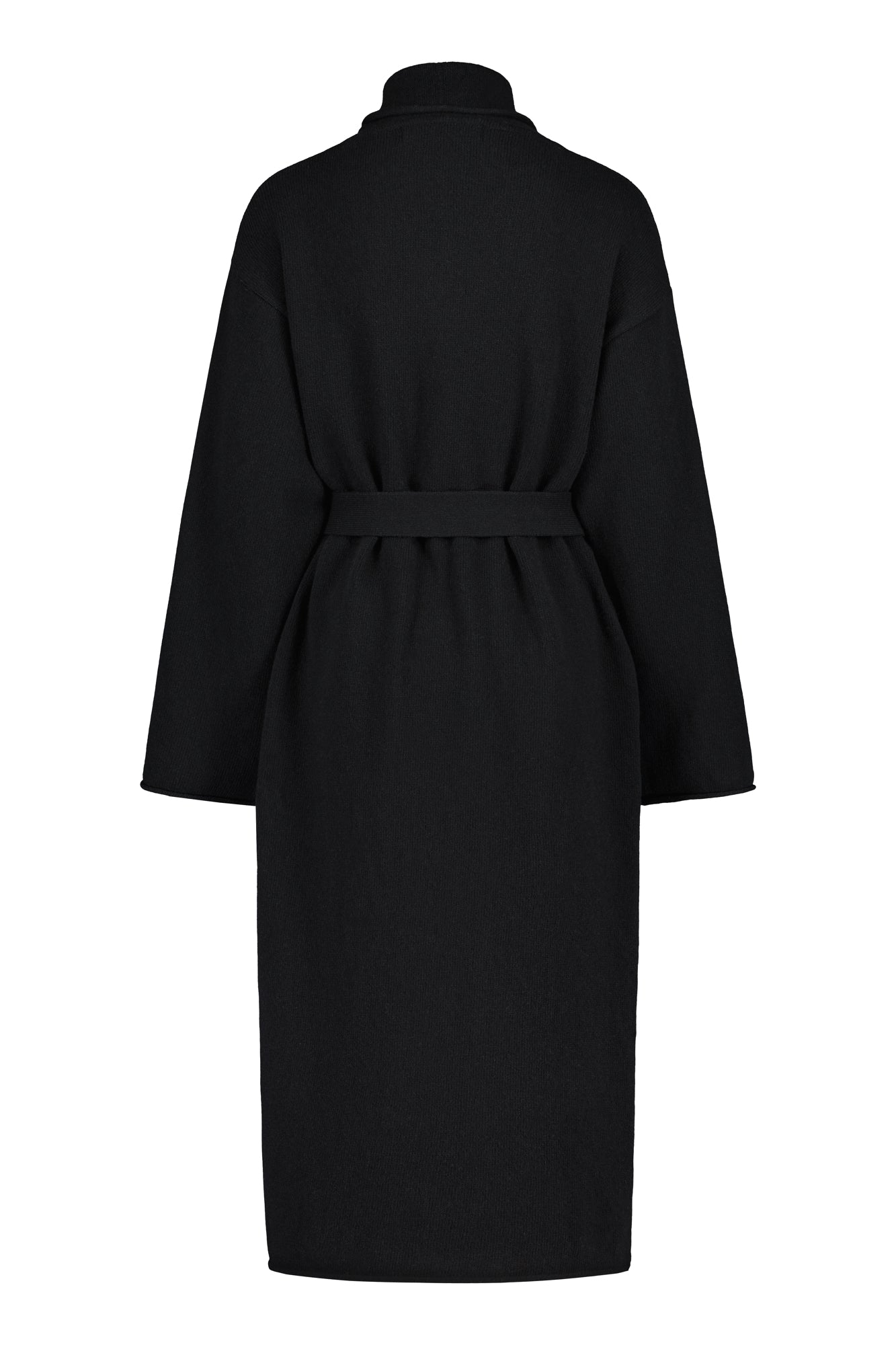 SEILI MERINO WOOL CARDIGAN DARK BROWN