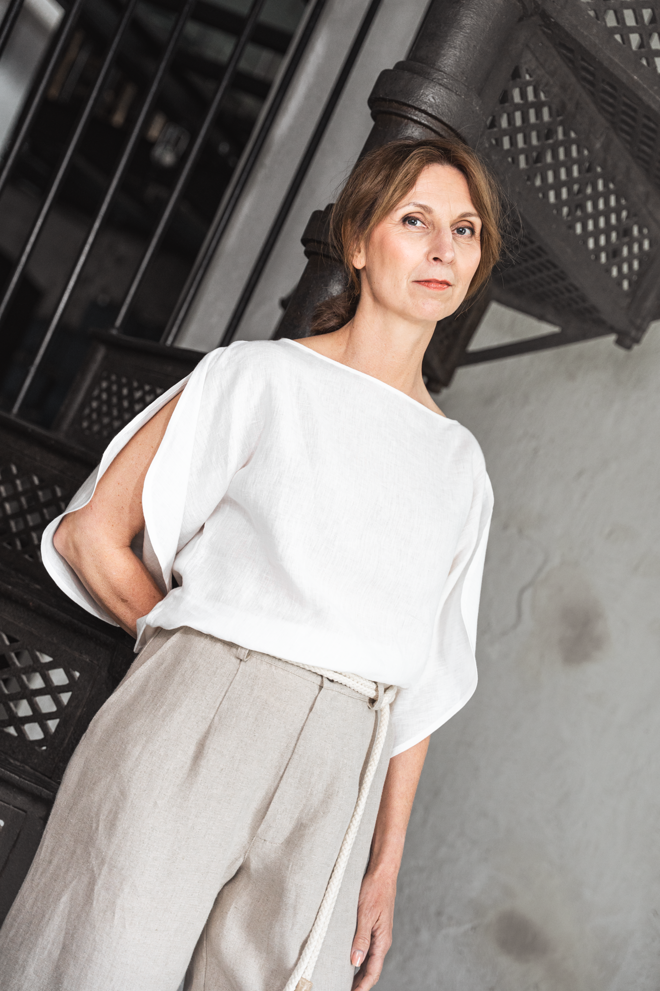 VALLMO SHIRT WHITE 100% LINEN