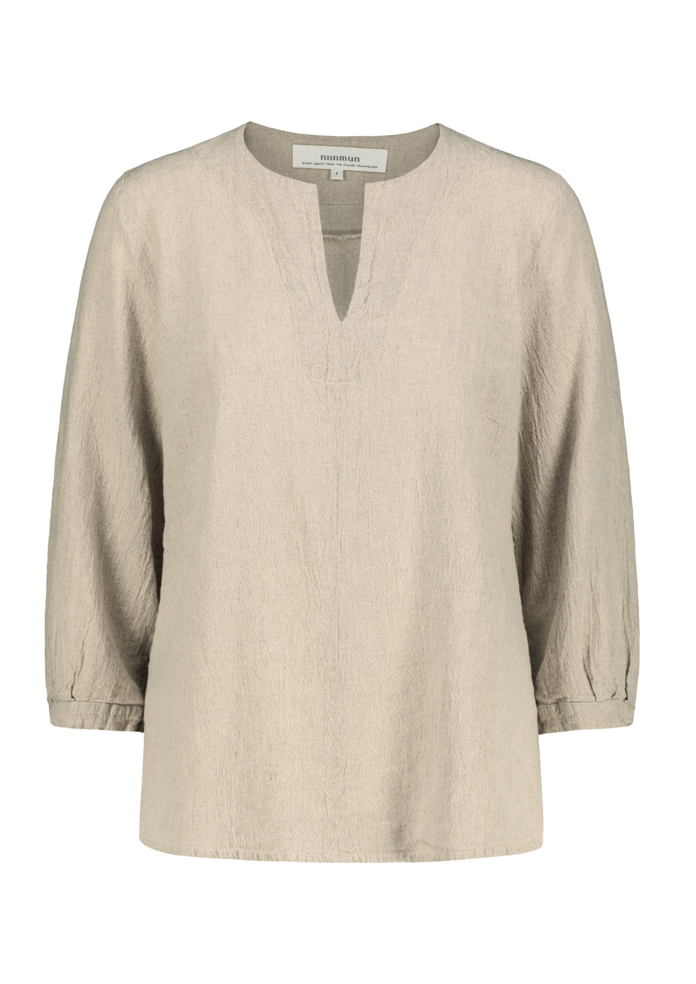 BONÄS PAITA NATUR PELLAVA-PUUVILLA