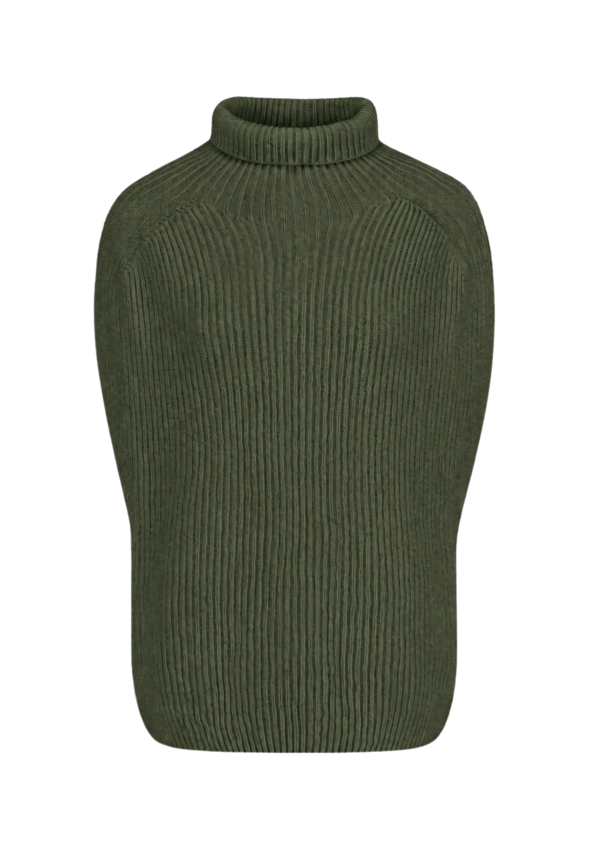 UTÖ MERINO WOOL COLLAR VEST BLUE