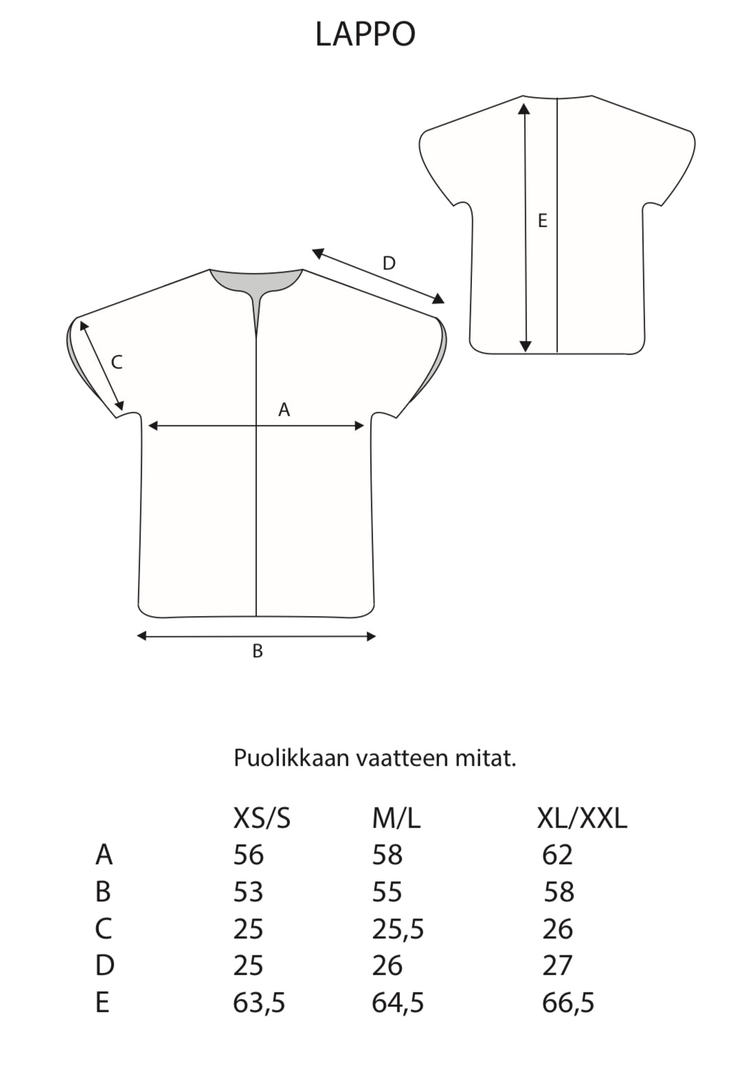 LAPPO TOPPI VALKOINEN 100% PELLAVA