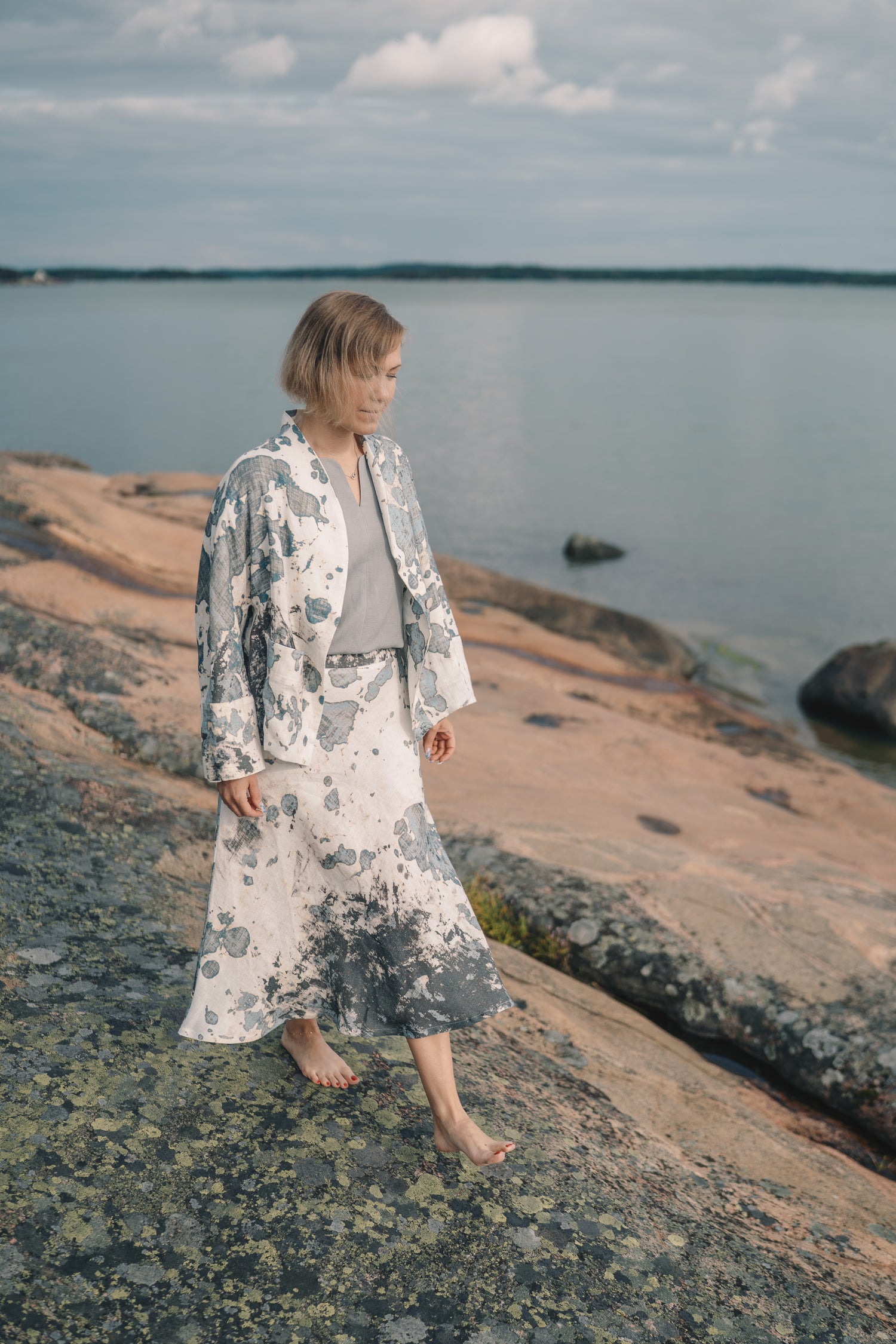 MYRSKYLUODON MAIJA HAME 100% PELLAVA FRAMTIDEN