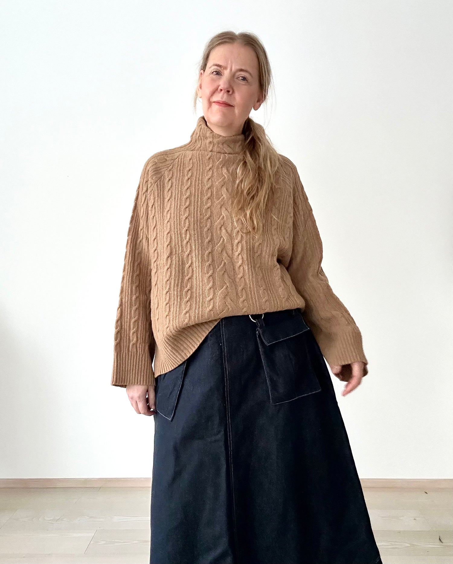 MYRSKYLUOTO MERINO WOOL SWEATER BROWN