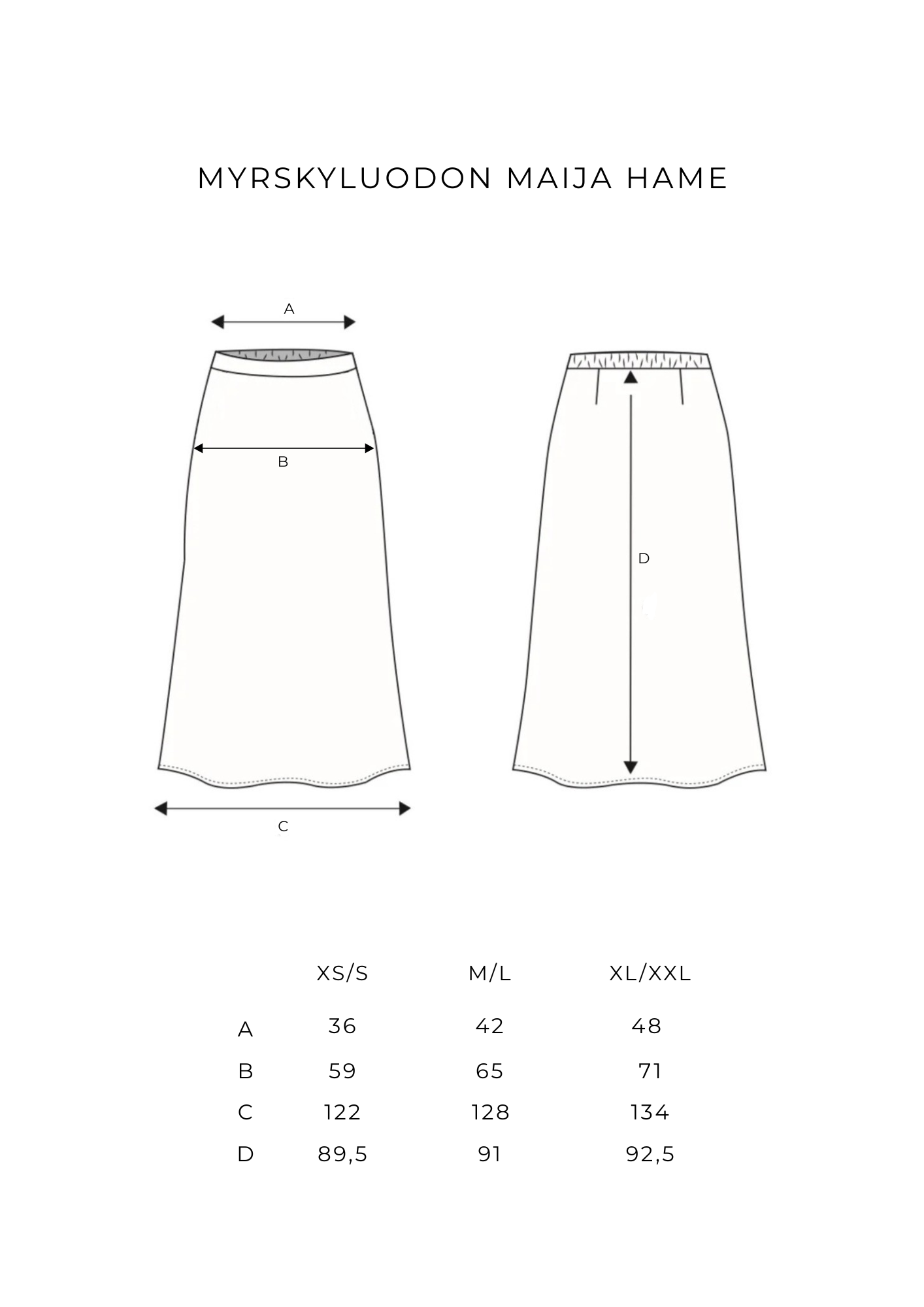 STORMSKERRY MAJA HEMP SKIRT BEIGE