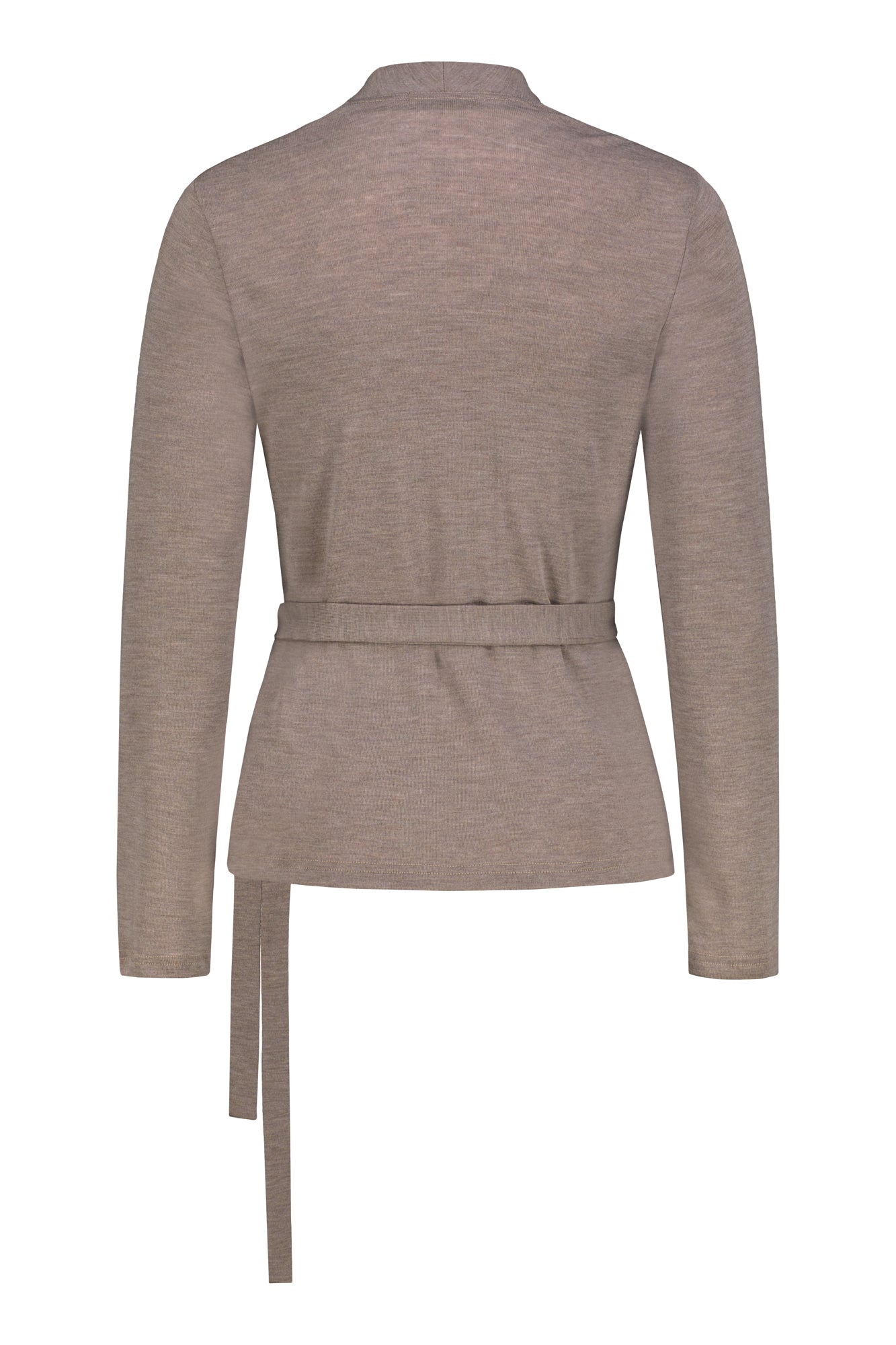 KAIT MERINO WOOL WRAP SHIRT