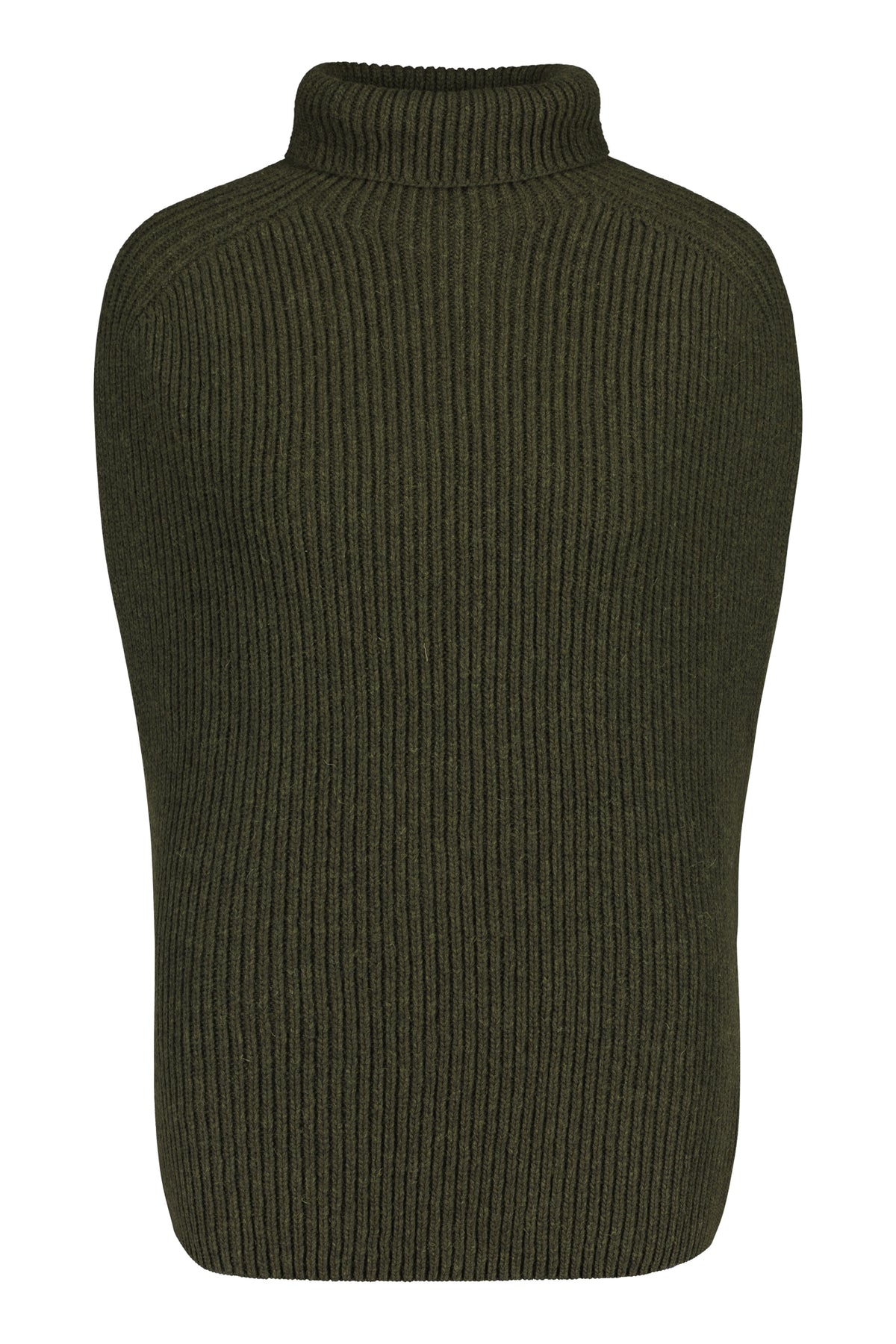 UTÖ MERINO WOOL COLLAR VEST BLUE